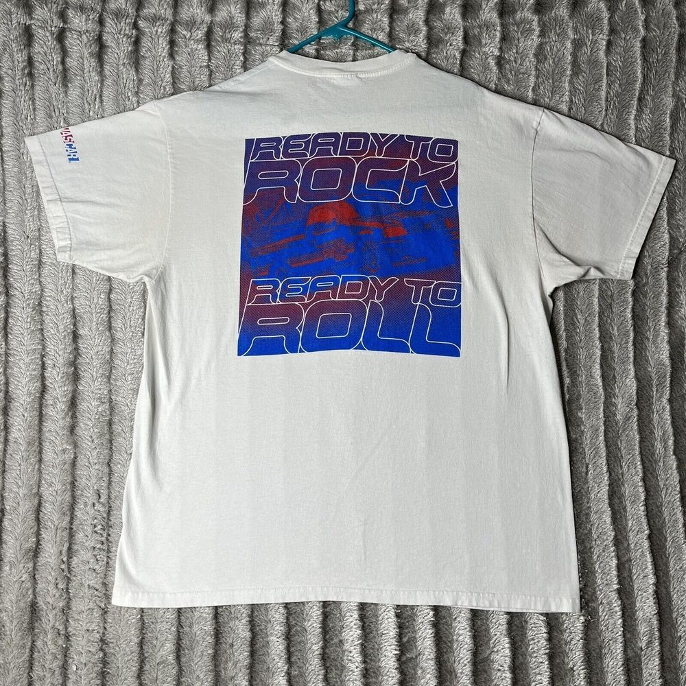 Vintage NASCAR Rock‎ Tour '99 T-shirt Hanes XL Ready To Rock Ready To Roll